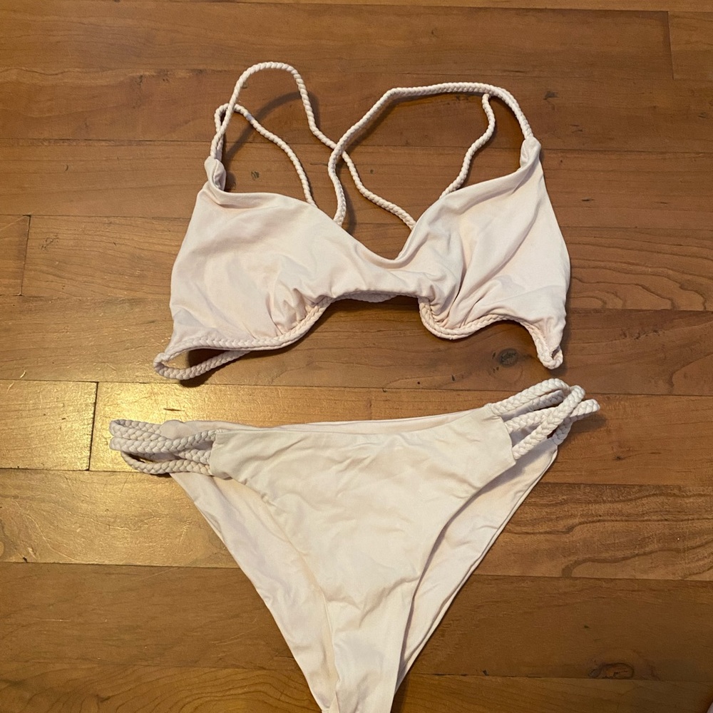 Frankie’s Bikinis Light Pink Bikini